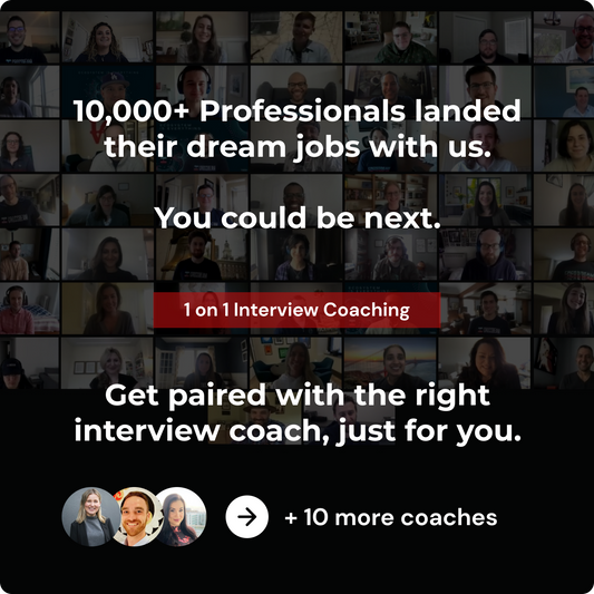 1 on 1 Interview Coaching