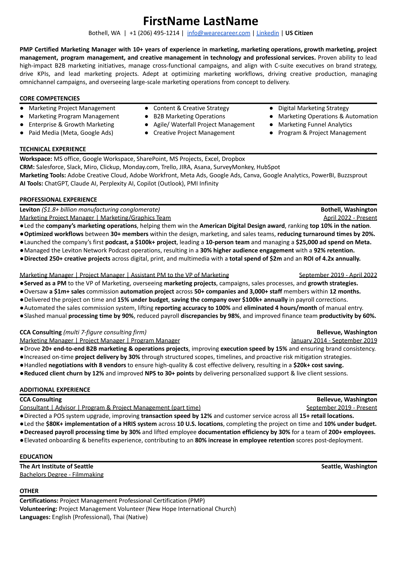 level-resumes