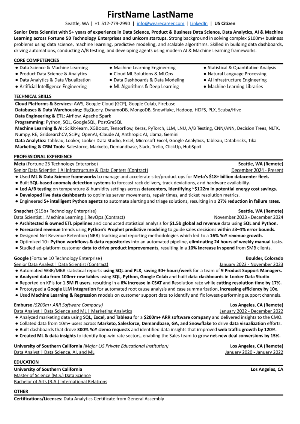 level-resumes
