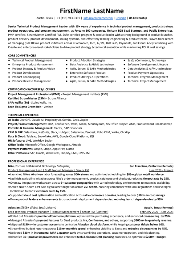 level-resumes