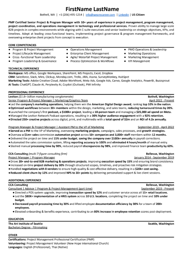 level-resumes