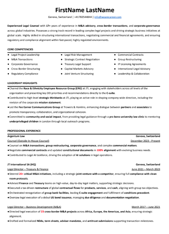 level-resumes