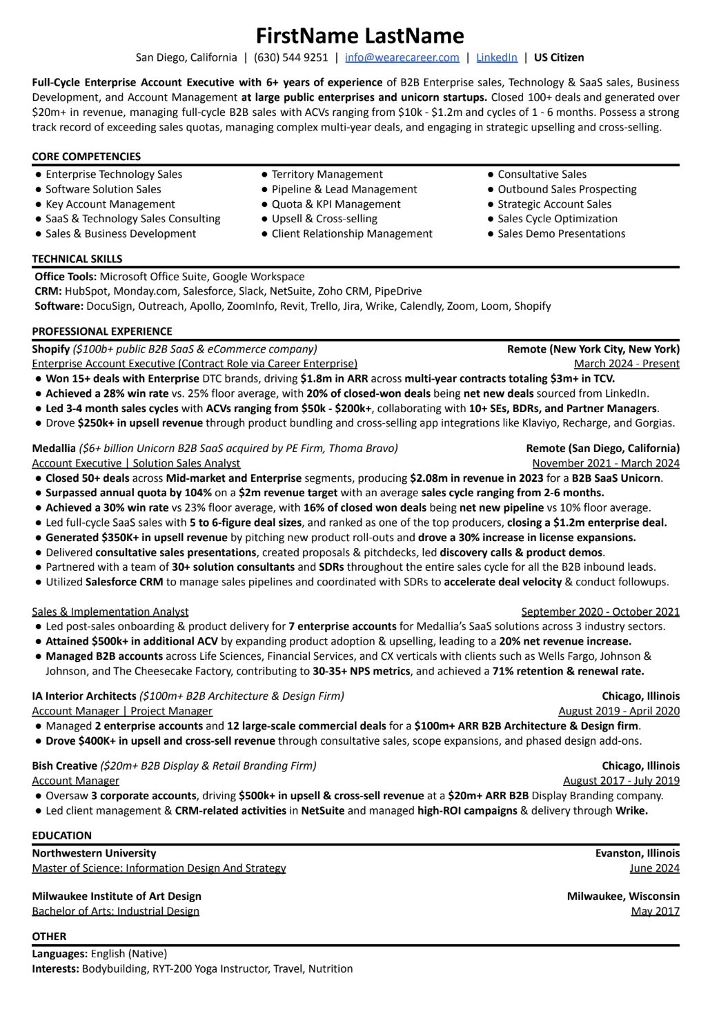 level-resumes