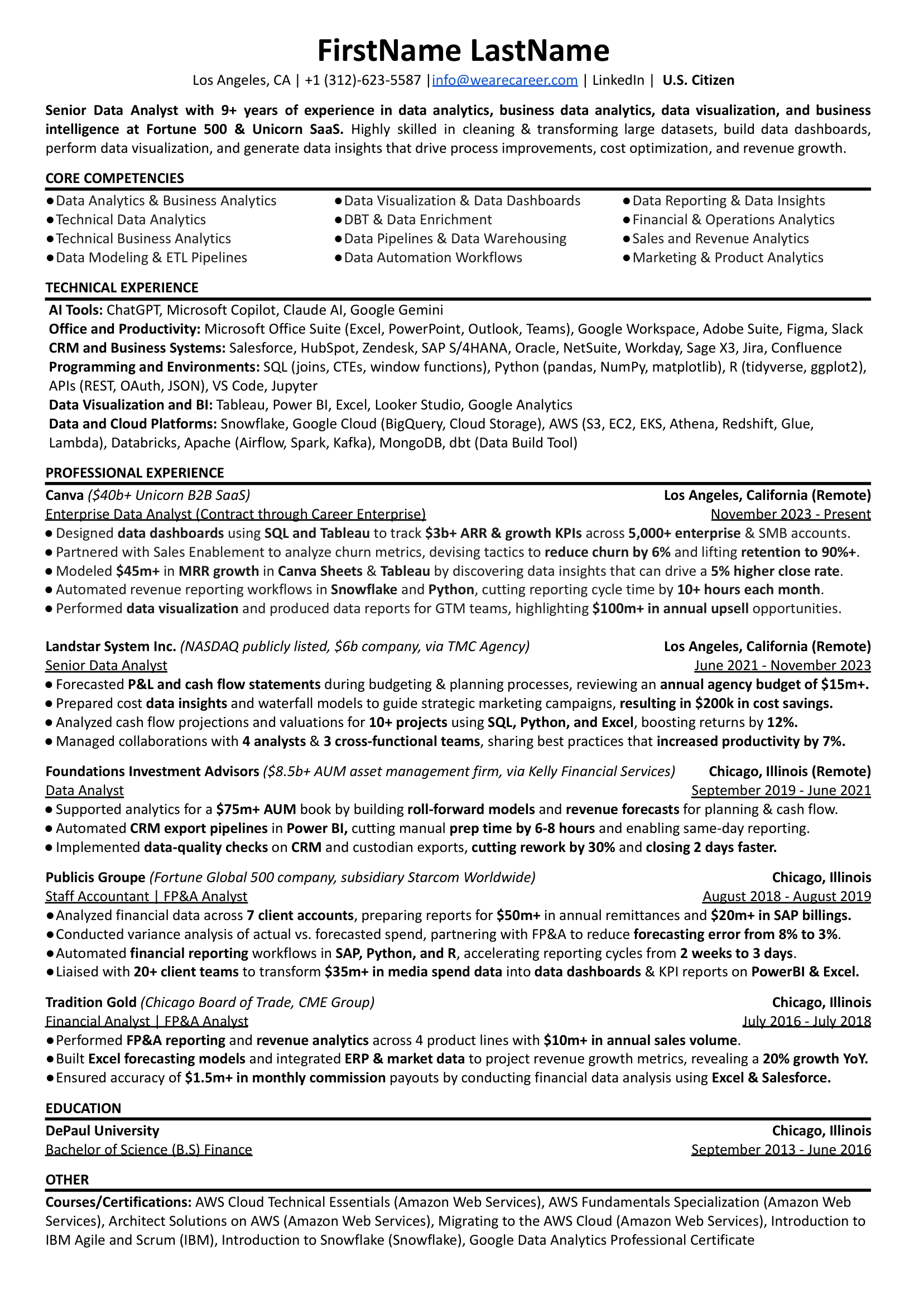 level-resumes
